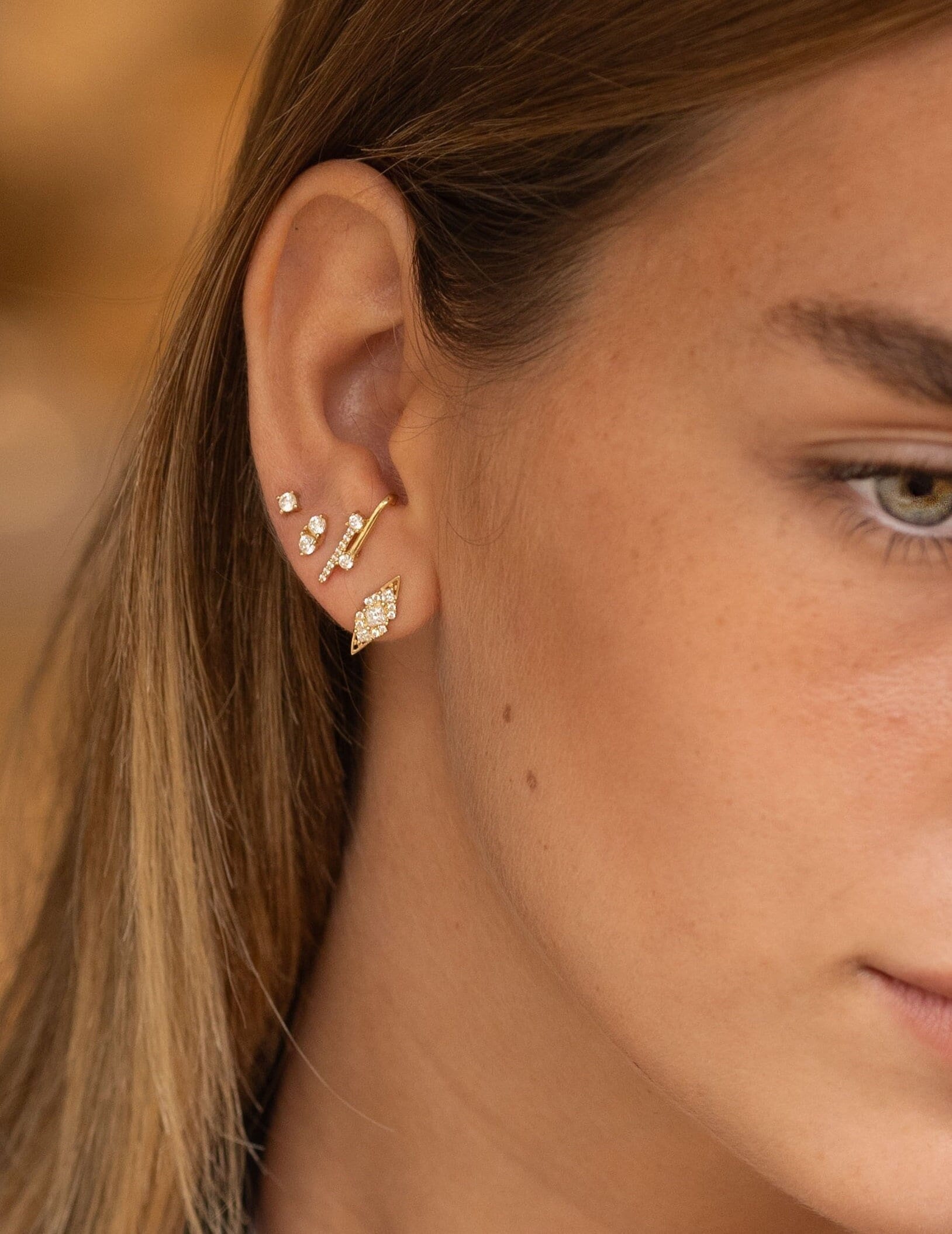 Earrings that deals cover the earlobe