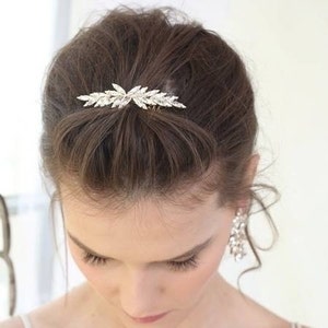 bridal headpiece , Crystal hair comb