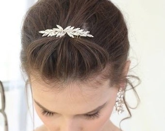 bridal headpiece , Crystal hair comb