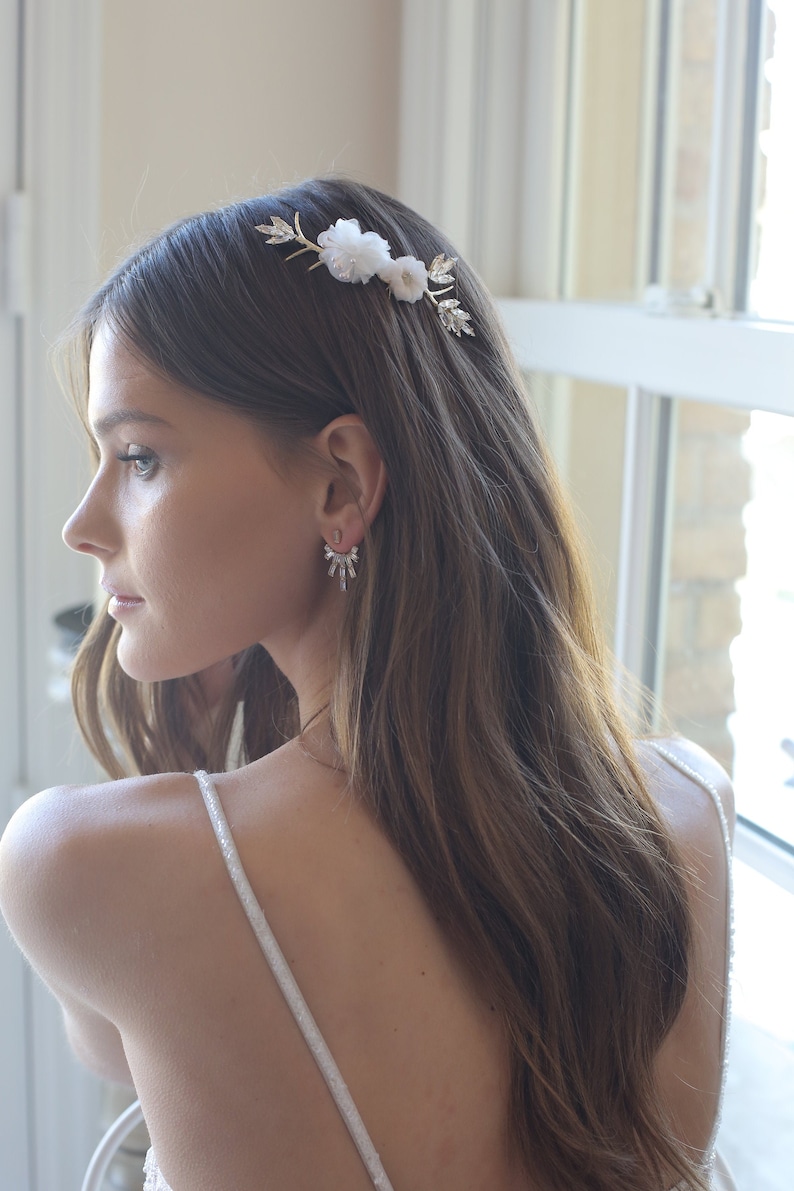 Bridal Hair Comb Silk Flower Hair Combs Bride Hair Comb Etsy Israel
