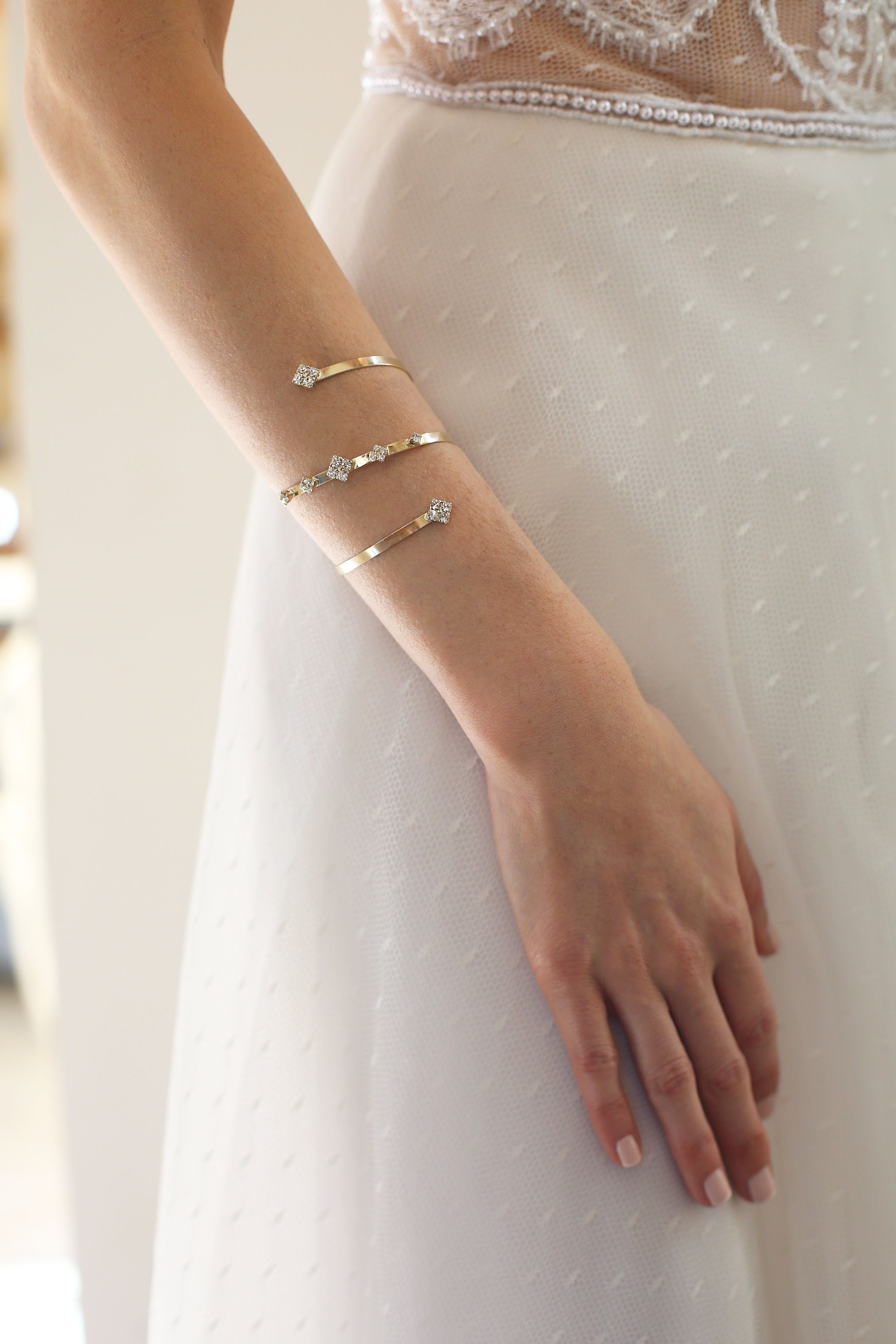 Wedding Bracelet Arm Cuff Bracelet Arm Bracelet Boho Cuff Bracelet Gold Arm Bracelet Bridal Bracelet Body Jewelry Prom Bracelet