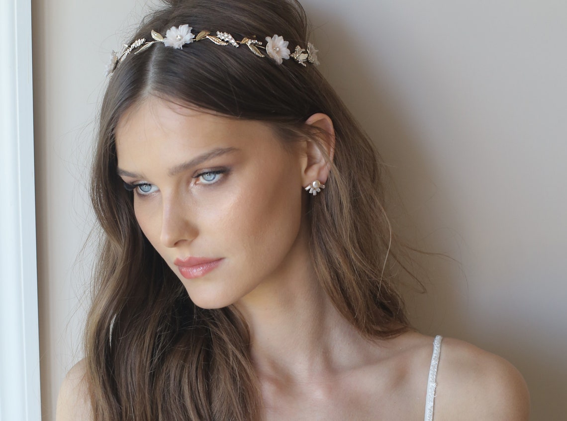 bridal cap headpiece