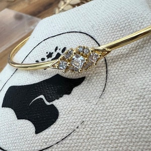 Gold arm bracelet, bridal bracelets