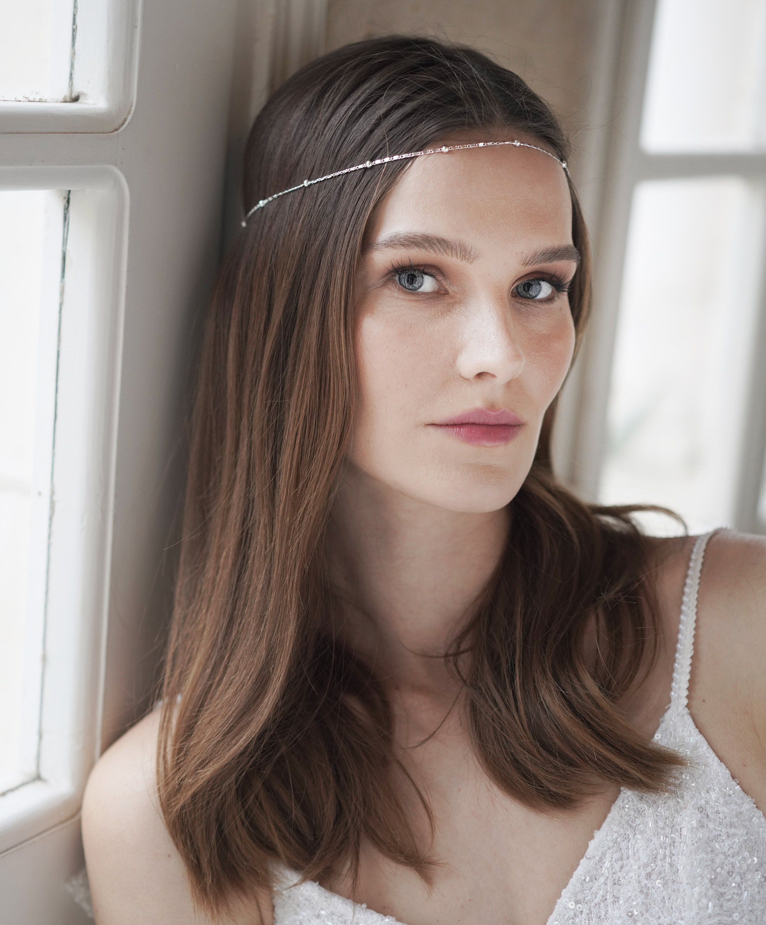 Catena Per Testa Donna RosyFate - Set Da 2 Con Nappe E Ciondoli Stile Bohémien - Foto 4