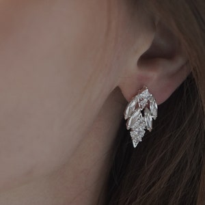 Bridal earrings, wedding earrings