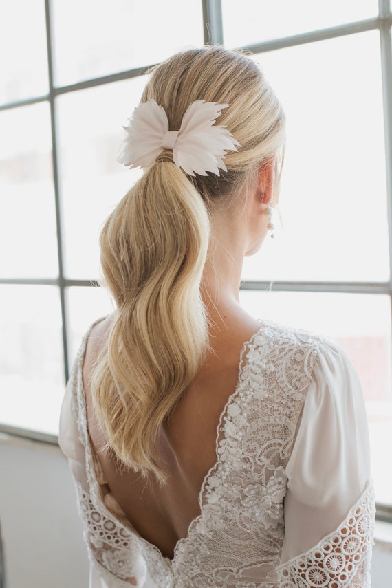 big bridal headpiece