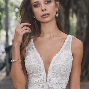 Orecchini da sposa, orecchini vintage immagine 5