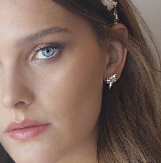 Swarovski louison 2024 stud pierced earrings