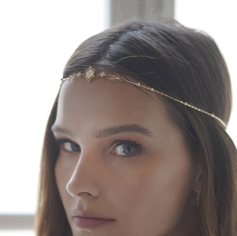 Bridal Forehead Jewelry Etsy