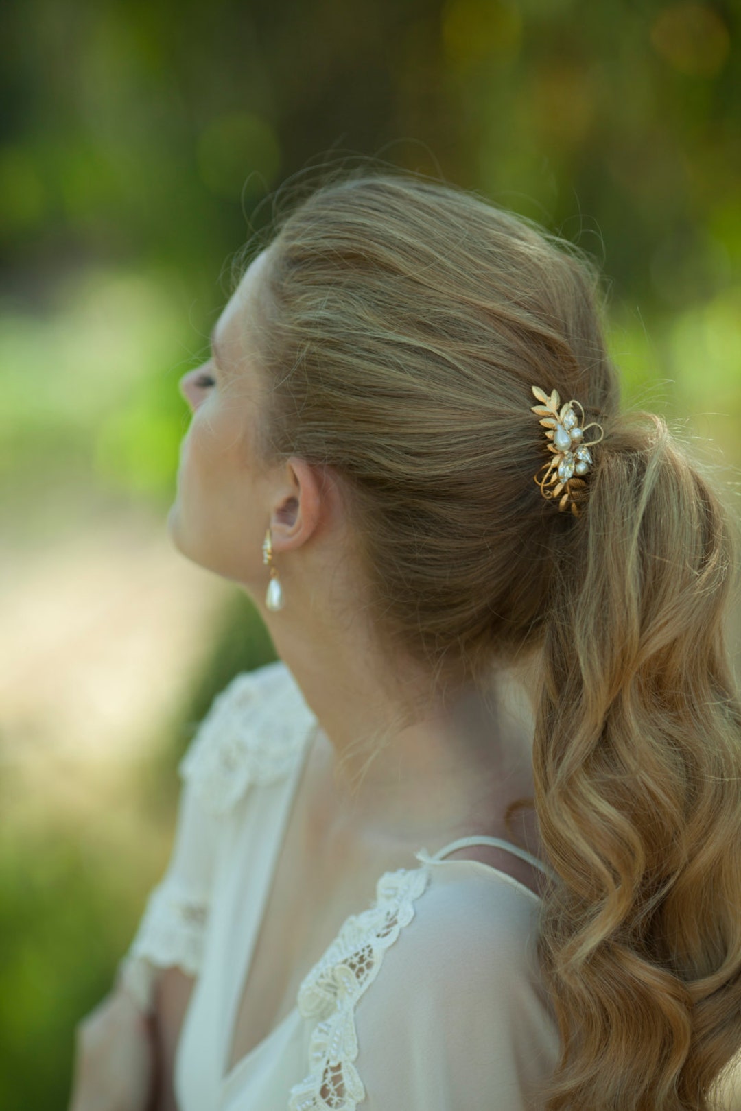 bridal comb headpiece