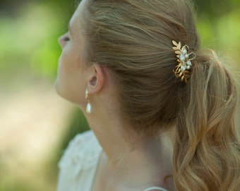 Bridal hair comb, wedding headpiece