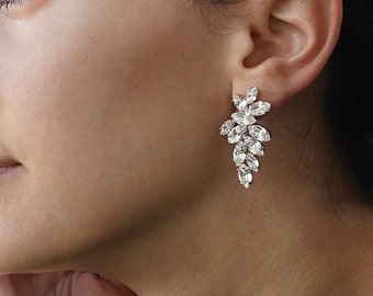 Bridal earrings, Crystal Earrings