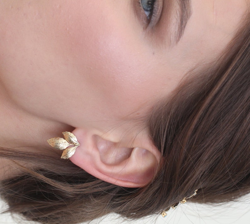 Silver leaf earrings Gold earrings Leaf earrings stud earrings simple stud earrings gold stud earrings
