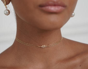 Bridal Choker Necklace , Gift For Her