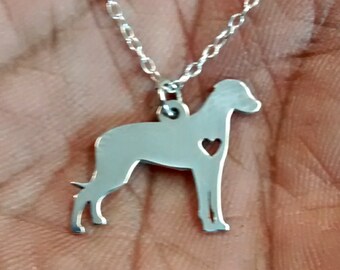 Rhodesian Ridgeback Necklace - Engraving Pendant - Sterling Silver Jewelry - Gold Jewelry- Rose Gold Jewelry - Personalized Dog Jewelry Gift