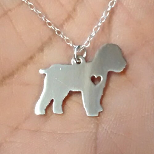 Cockapoo Necklace Engrave Pendant Sterling Silver Charm - Etsy