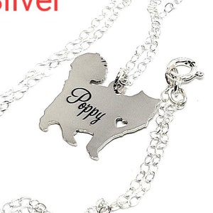 Collier Fat Cat - Pendentif gravé - Argent sterling - Bijoux remplis d'or et d'or rose - Personnalisé - Charme animal - Animal de compagnie - Poli à la main