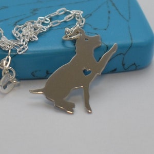 Labrador Necklace - Engrave Charm - Sterling Silver hand Buffed - Gold & Rose Gold Filled Jewelry - Personalized Jewelry - Animal