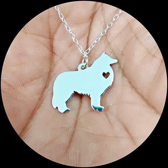 border collie pendant