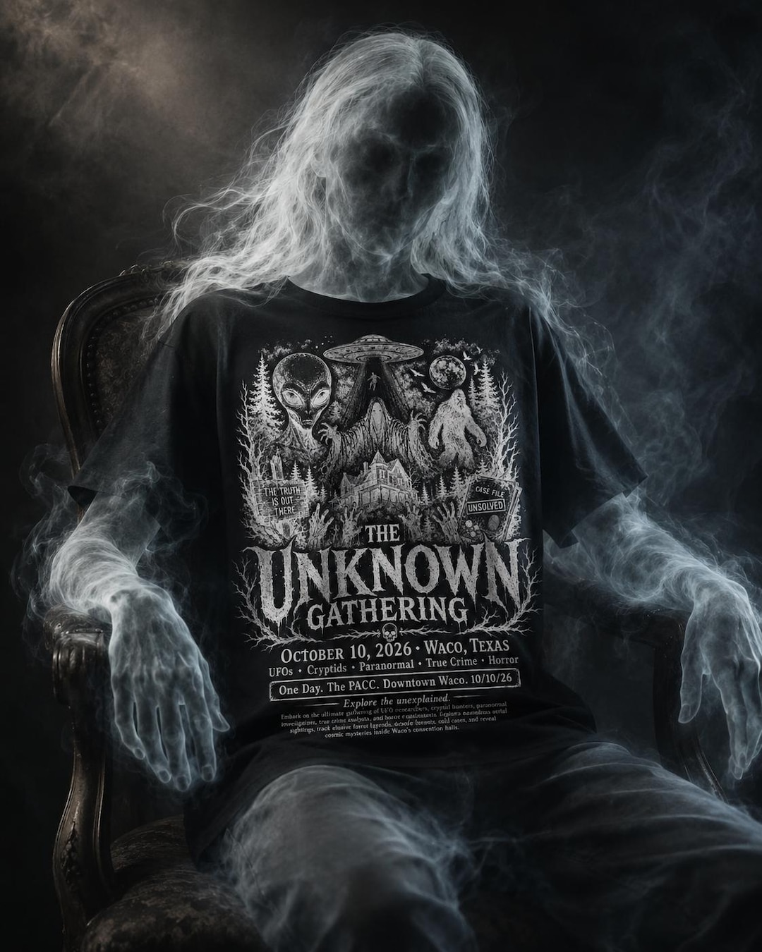 Unknown Gathering T-Shirt — Black