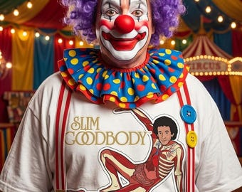 Koszulka z ilustracją szkieletu Slim Goodbody | Koszulka edukacyjna z anatomii Slim Goodbody