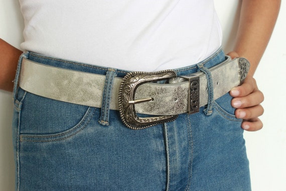 silver belt