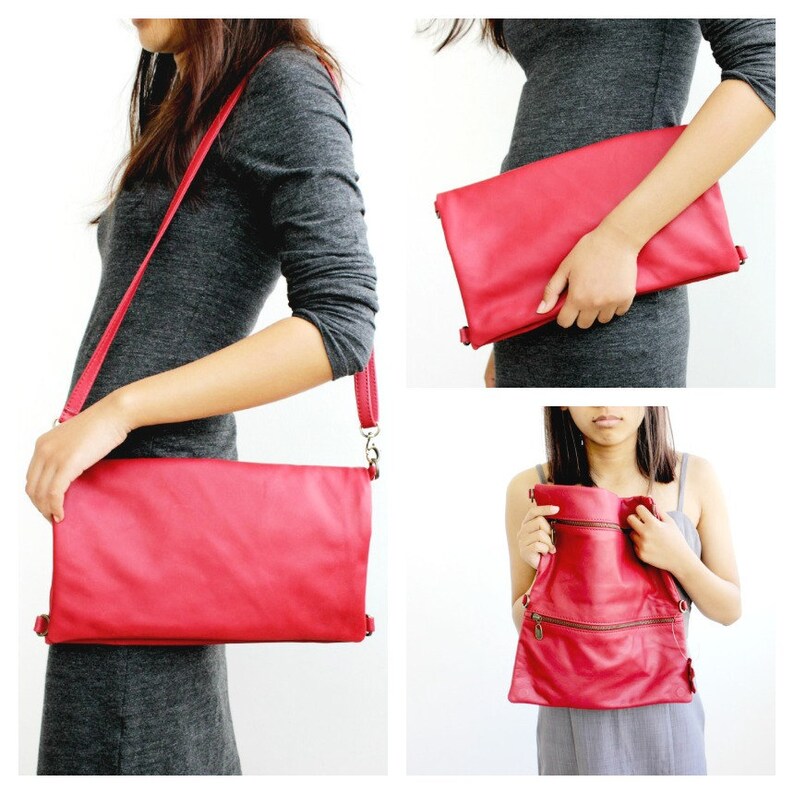 Laptop sleeve 13 inch Laptop shoulder bag Red laptop bag leather Macbook pro case Laptop sleeve with zipper