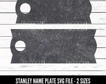 STL file Stanley 40oz skeleton peace sign name plate/lid topper