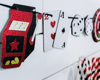 Casino Theme Decorations / Casino Decor Etsy - Get ready to put on an epic casino night round at your house with our perfect casino theme party guide.