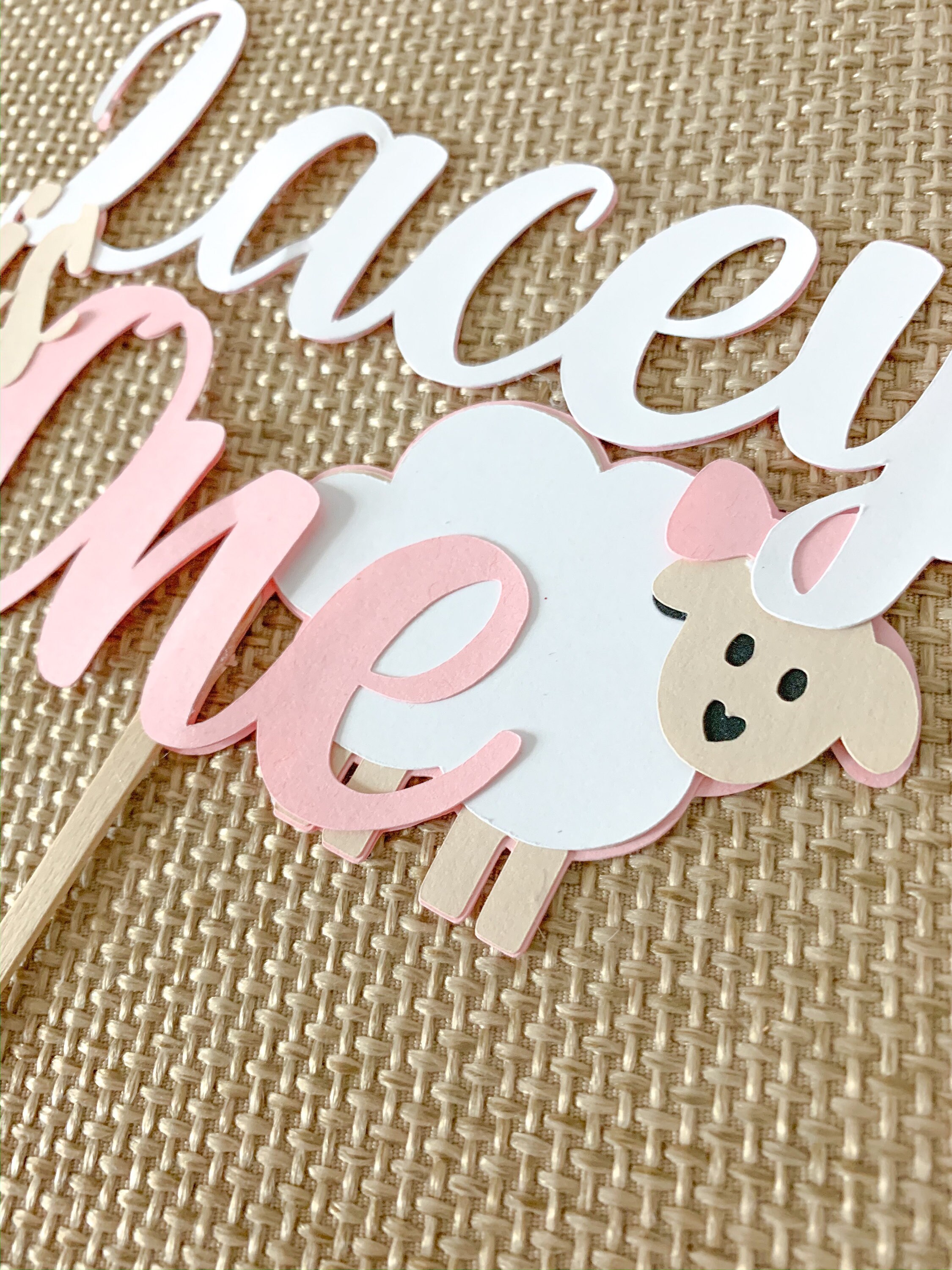 Lamb Cake Topper Sheep Cake Topper Little Lamb Cake Etsy Australia