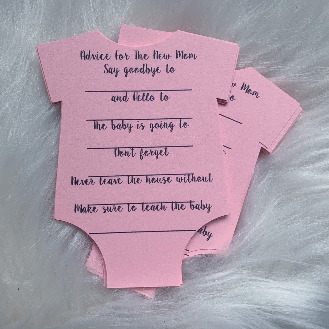 advice for the mom advice cards baby advice for mom to be | Etsy