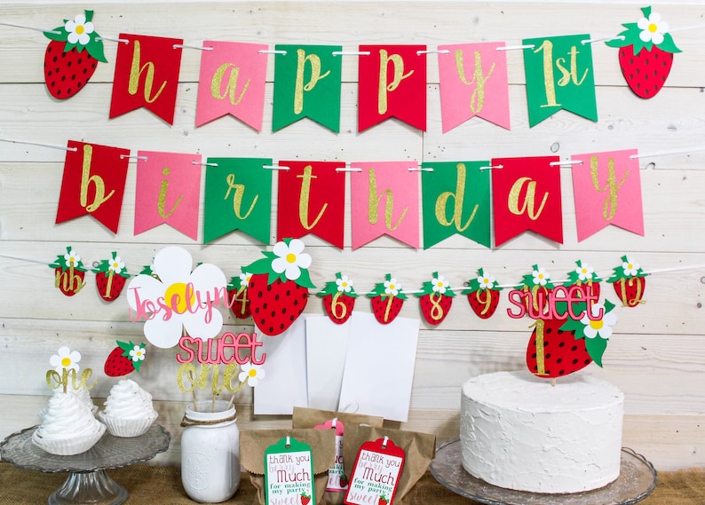 sweet one party strawberry party sweet one cake Strawberry cake strawberry birthday berry sweet cake sweet one birthday