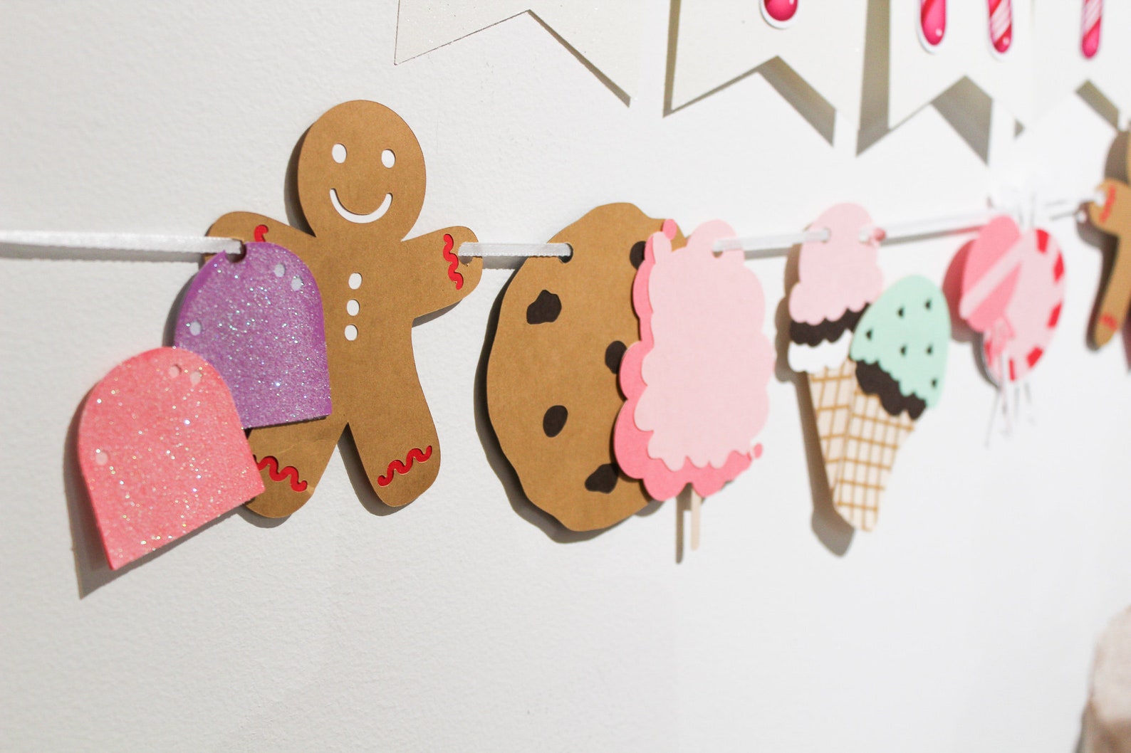 Candy Banner Candyland Banner Candyland Birthday Etsy