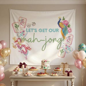 Mahjong Banner, Multiple Sizes Offered image 1