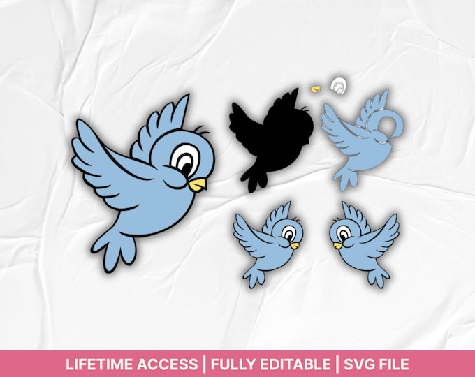 Vector File Bird Dogs Hand Drawn | Birds | SVG PNG File Instant Digital Download | Animals ...