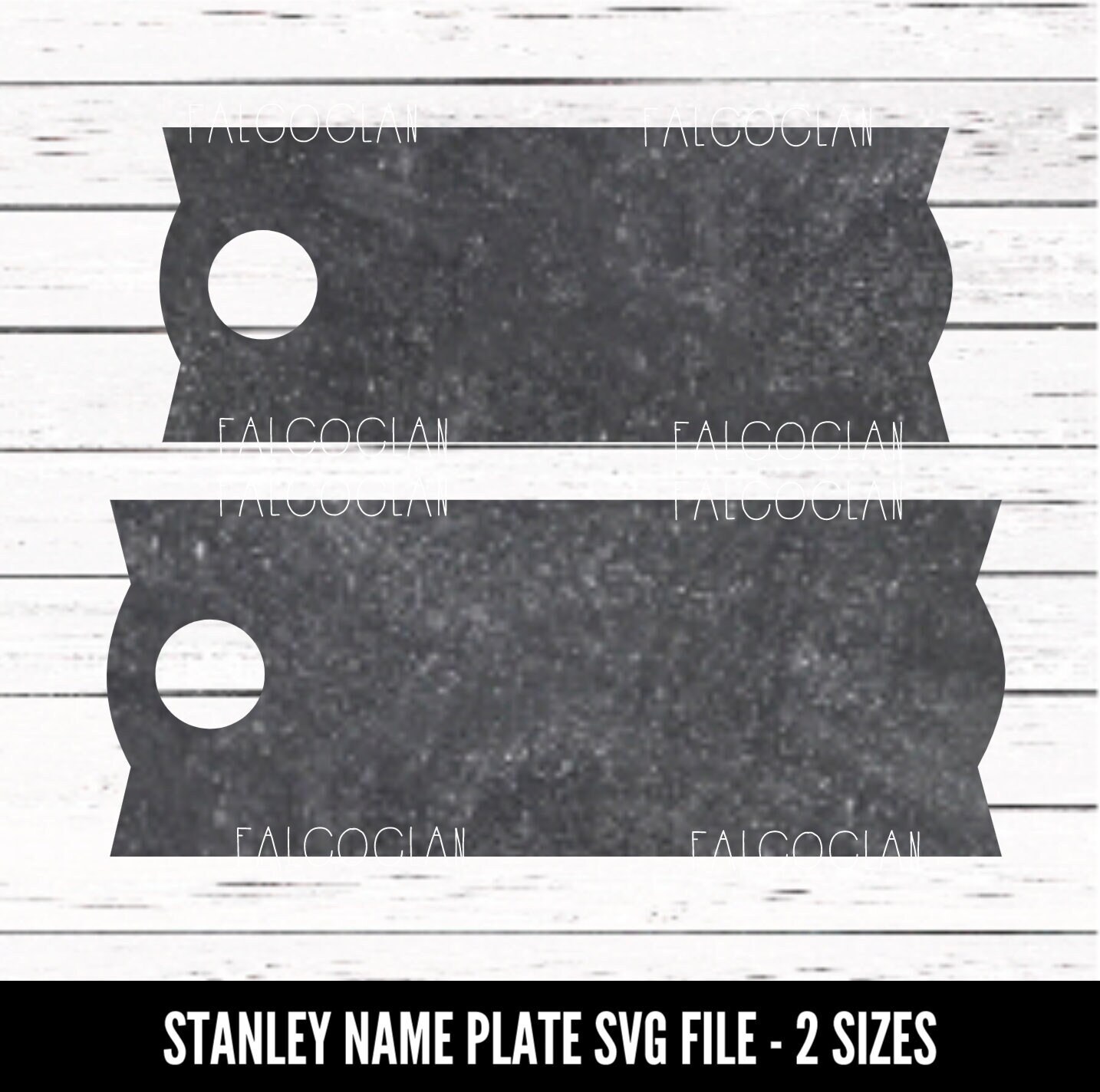 STL file Stanley 40oz blank name plate/lid topper scallop 🍔・3D printer  design to download・Cults
