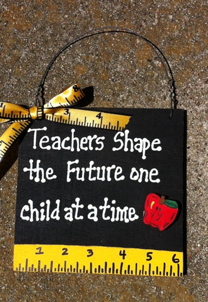 Teacher Gift 5217TS Teachers Shape with Ruler/Apple image 1