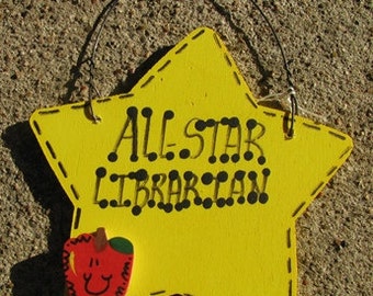 Librarian Teacher Gifts 7013  All Star Librarian