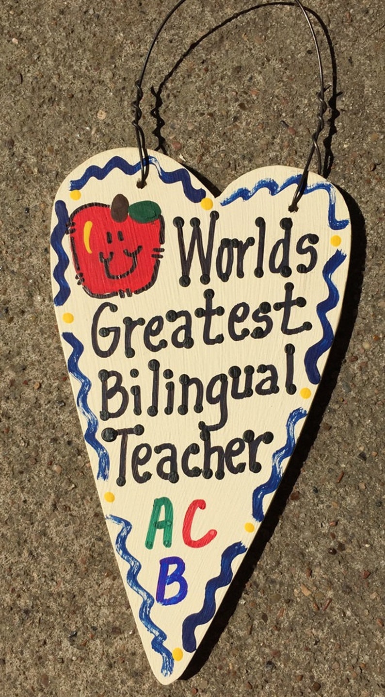 Bilingual Teacher Gifts Worlds Greatest Bilingual Teacher image 1