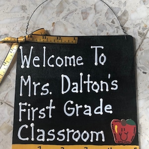 Teacher Gifts PS1000 Welcome To (Teacher&#39;s Name) (Teacher&#39;s Grade)Classroom