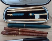 FREE SHIPPING Lot of nine vintage fountain and ballpoint pens