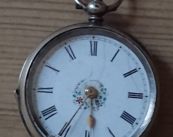 Orologio da tasca vintage 800 continentale argento