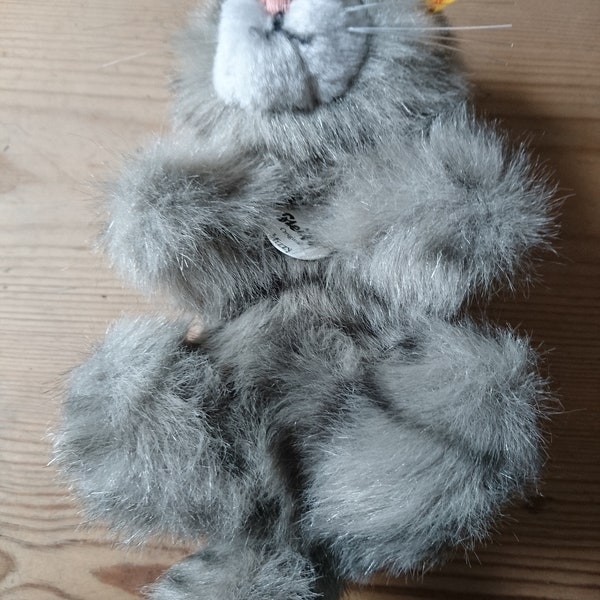 Steiff grey cat Mizzy