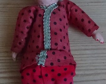 Vintage chinese small doll