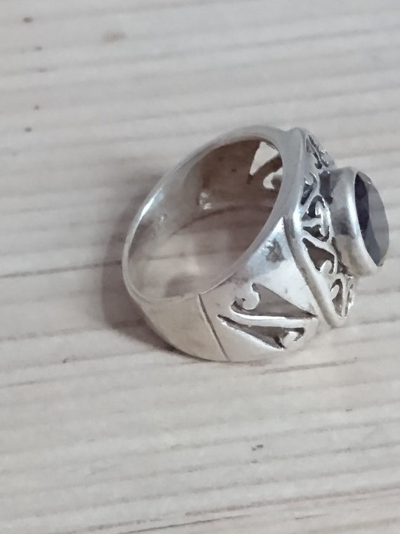 Vintage smoky 2024 topaz ring