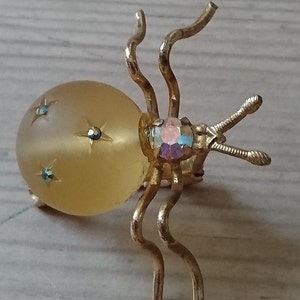 Vintage spider brooch