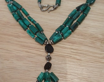 Vintage Malachite necklace