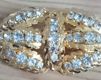 Vintage rhinestone brooch