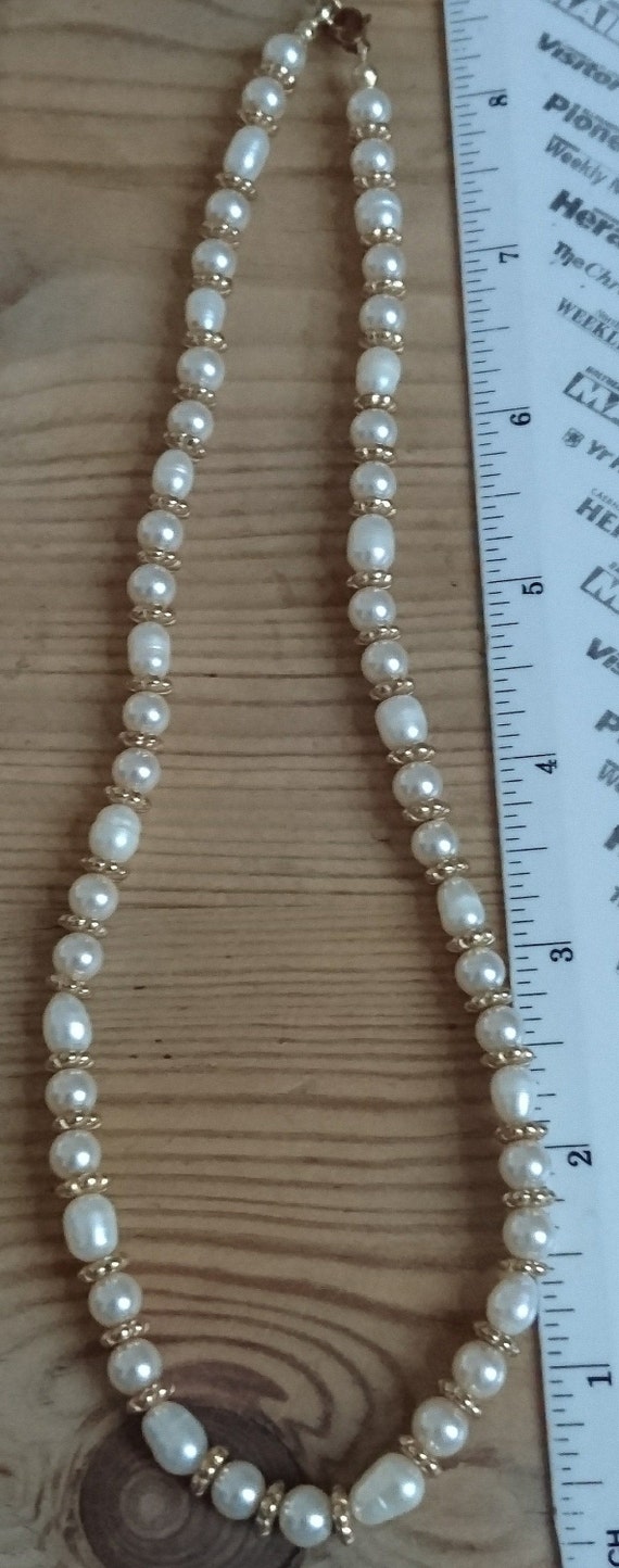 Vintage freshwater pearl necklace online