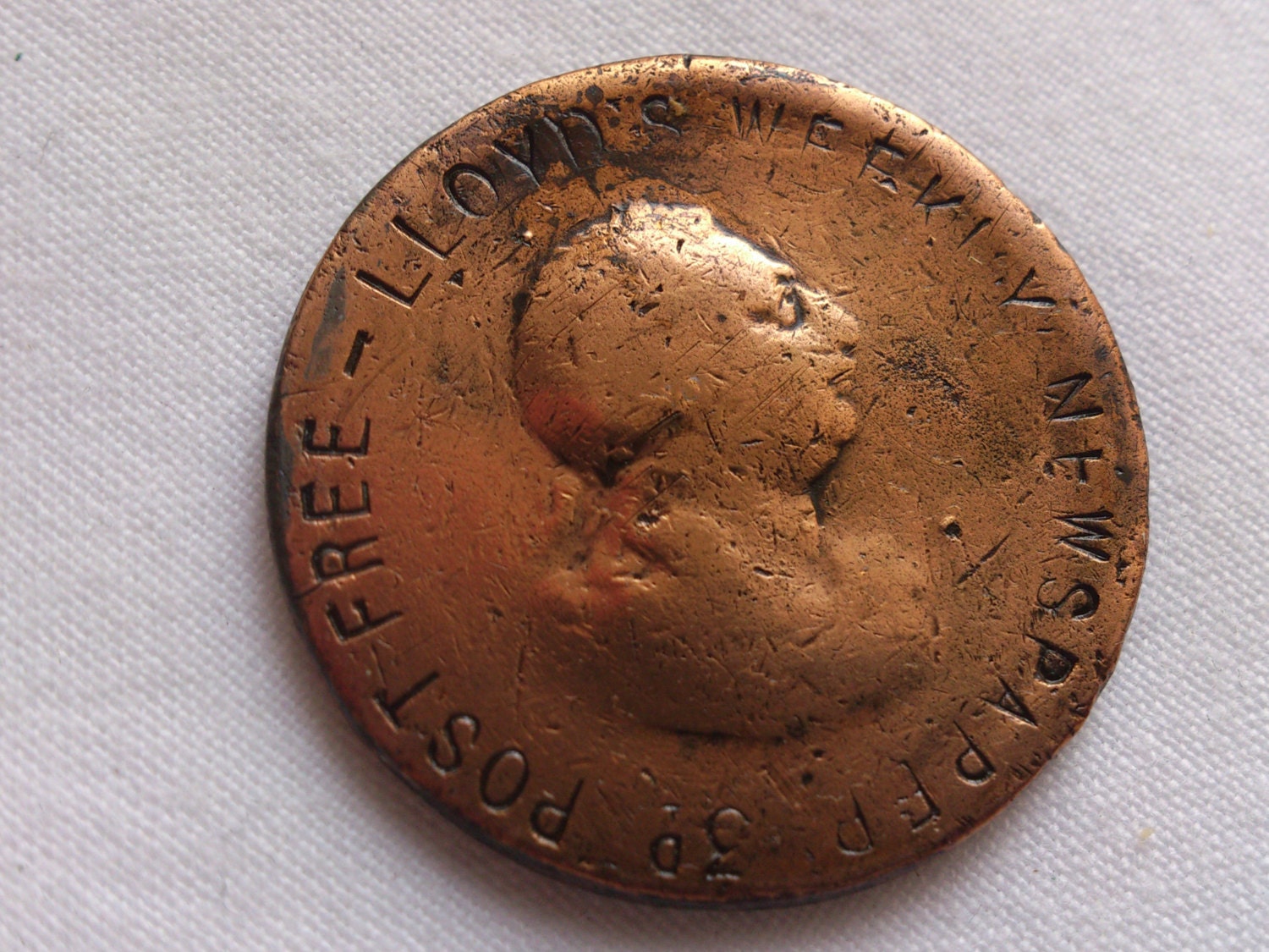Image of 1806-7 Lloyds Token - Half Penny